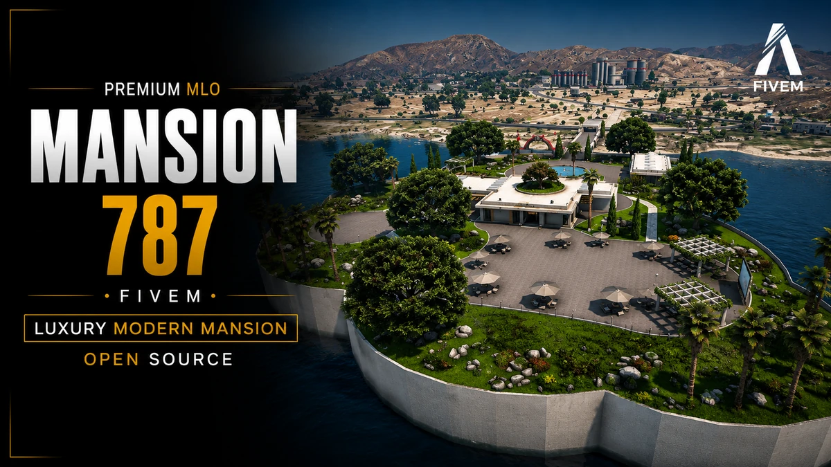 Mansion 787 MLO FiveM | Luxury Modern Mansion | Open Source